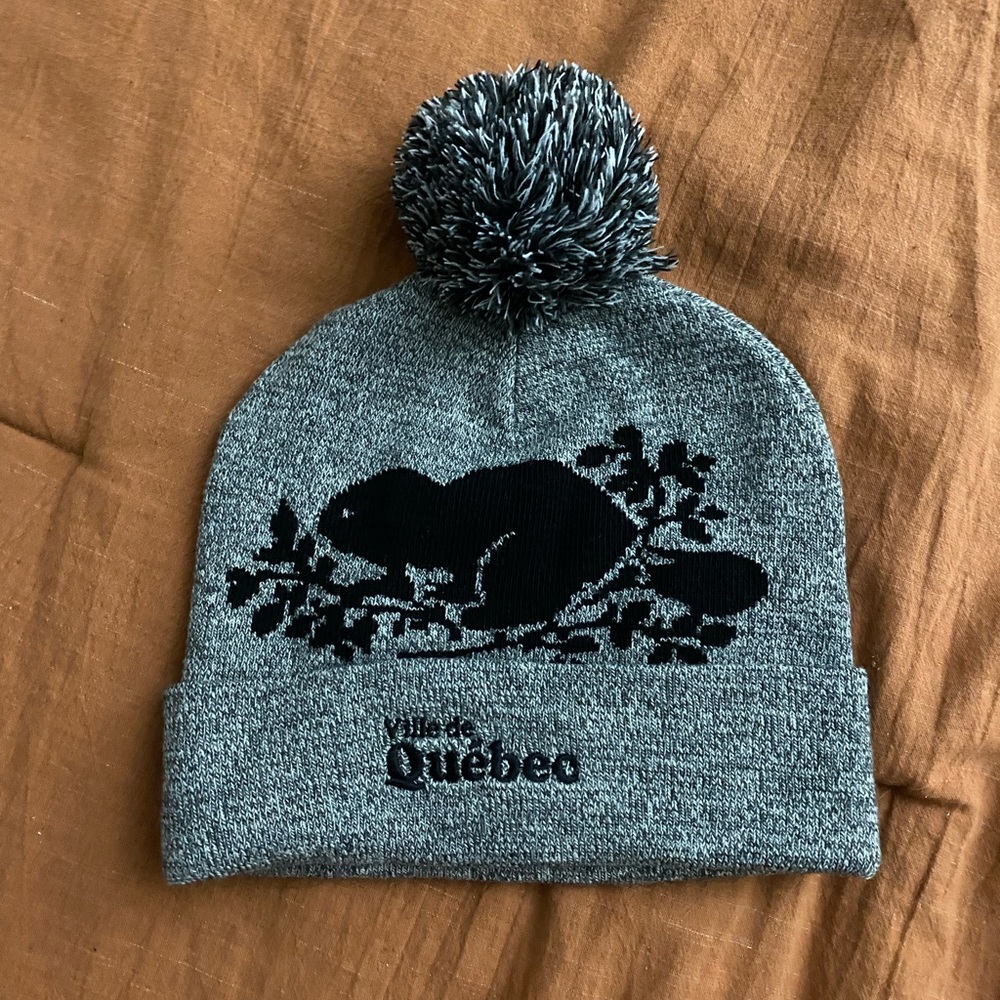 Roots Canada Quebec Puff Ball Hat